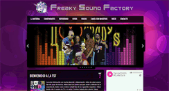 Desktop Screenshot of freakysoundfactory.com